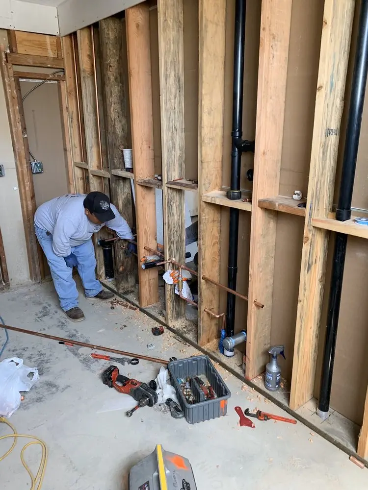 Commercial rough-in plumbing for Gas Line Repair in Willet